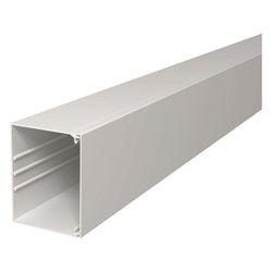 OBO Bettermann Wand- und Deckenkanal WDK 100130, 100x130x2000mm, PVC, Weiß... OBO-6191347 4012195042297 (Abb. 1)