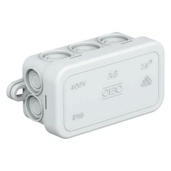 OBO Bettermann Kabelabzweigkasten A 6, 80x43x36,2mm, Kunststoff, Lichtgrau... OBO-2000001 4012195917069 (Abb. 1)