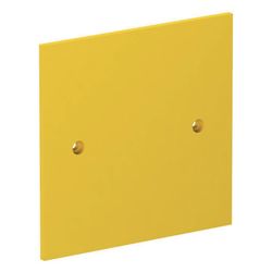 OBO Bettermann Abdeckplatte VH-P1, 95x95mm, Polyamid, Rapsgelb, 6109842... OBO-6109842 4012195125334 (Abb. 1)
