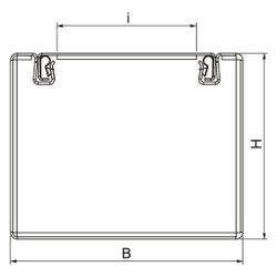 OBO Bettermann Brandschutzkanal PYROLINE Rapid PLM D 0810 FS, 80x100x2000mm, Stahl, Grau... OBO-7218008 4012197351229 (Abb. 1)