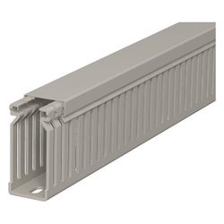 OBO Bettermann Verdrahtungskanal LK4 60025, 60x25x2000mm, PVC, Steingrau RAL7030... OBO-6178028 4012196001255 (Abb. 1)