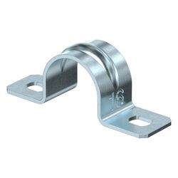 OBO Bettermann Befestigungsschelle 605 16 G zweilappig, 16mm, Stahl, galvanisch verzinkt... OBO-1018167 4012195016816 (Abb. 1)