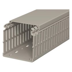 OBO Bettermann Verdrahtungskanal LKV N 75075, 75x75x2000mm, PVC, Steingrau... OBO-6178426 4012196013555 (Abb. 1)