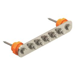 OBO Bettermann Potentialausgleichsschiene BigBar 1802 5, 5xM10, Edelstahl 304... OBO-5015854 4012195002277 (Abb. 1)