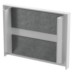 OBO Bettermann Endstück PYROLINE Rapid PLM EP 0810 RW, 105x20x81mm, Stahl, Weiß... OBO-7218092 4012197310288 (Abb. 1)