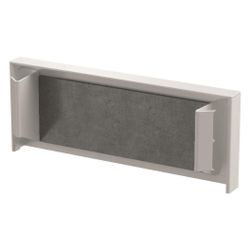 OBO Bettermann Endstück PLM EP 0410 RW, 105x20x41mm, Stahl, Weiß... OBO-7218088 4012197310264 (Abb. 1)