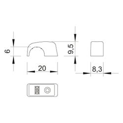 OBO Bettermann ISO-Nagelschelle 4030 rund, 7-11mm, Polypropylen, Lichtgrau... OBO-2215101 4012195213253 (Abb. 1)