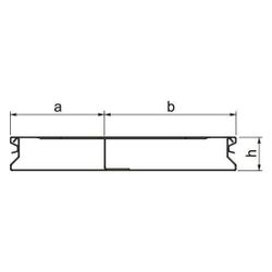 OBO Bettermann Unterflurkanal S2 19028-2, 2000x190x28mm, Stahl, verzinkt... OBO-7400256 4012197351908 (Abb. 1)