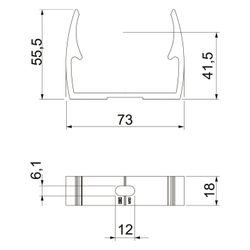 OBO Bettermann Quick-Schelle ALQ M63, M63, Aluminium, 2149963... OBO-2149963 4012196409303 (Abb. 1)