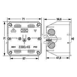 OBO Bettermann Geräteeinbaudose 2390, 60mm, Kunststoff, Lichtgrau... OBO-6023207 4012196024919 (Abb. 1)