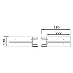 OBO Bettermann Außeneck GK-A70130RW, 70x130mm, PVC, Reinweiß, 6274510... OBO-6274510 4012195656791 (Abb. 1)