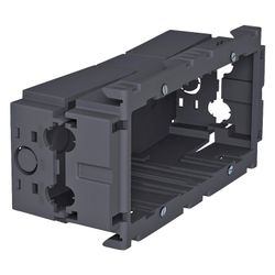 OBO Bettermann Geräteeinbaudose 71GD7-2, 148x77x58mm, Kunststoff, Eisengrau... OBO-6288608 4012196789146 (Abb. 1)