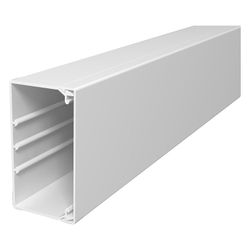 OBO Bettermann Wand- und Deckenkanal WDK 60110, 60x110x2000mm, PVC, Reinweiß... OBO-6191215 4012196363438 (Abb. 1)