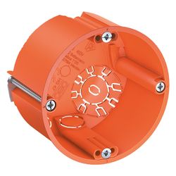 OBO Bettermann Gerätedose HG 47 rund, 68mm, 47mm, Kunststoff, orange... OBO-2003802 4012196687077 (Abb. 1)