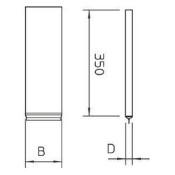 OBO Bettermann Kabel-Brandschutzkissen KBK-1 viereckig, 350x120x10mm, Grau... OBO-7202709 4012196460991 (Abb. 1)