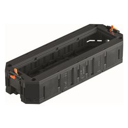 OBO Bettermann Universalträger UT4 45 4, 208x76x40mm, Polyamid, Graphitschwarz, 7408727... OBO-7408727 4012196435265 (Abb. 1)