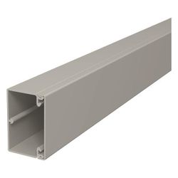 OBO Bettermann Leitungsführungskanal WDK 40x60x2.000mm, Bodenlochung, PVC, Grau... OBO-6025633 4012196029112 (Abb. 1)