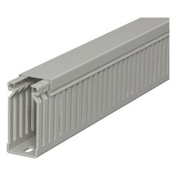OBO Bettermann Verdrahtungskanal LK4 60025, 60x25x2000mm, PVC, Steingrau RAL7030... OBO-6178028 4012196001255 (Abb. 1)