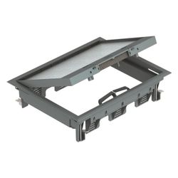 OBO Bettermann Geräteeinsatz GES6-2U10T, 274x221x66mm, Kunststoff, Grau... OBO-7405321 4012195883616 (Abb. 1)