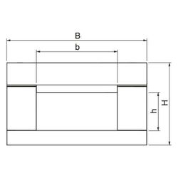 OBO Bettermann Brandschutzkanal BSKD09-K0511, 110x190x1000mm, Glasfaser-Leichtbeton, Grau,... OBO-7215139 4012197308209 (Abb. 1)