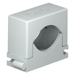 OBO Bettermann Reihen-Druck-Schelle 2037, 3-7mm, Polyamid, Lichtgrau... OBO-2250071 4012195221296 (Abb. 1)