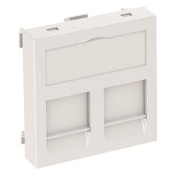 OBO Bettermann Datentechnikträger DTG-2B, 45x45x9mm, Kunststoff, Weiß... OBO-6119208 4012195696957 (Abb. 1)