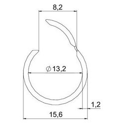 OBO Bettermann Quick-Pipe Rohr 2953 M16, 15,6mm AD, 13,2mm ID, 2000mm, PVC, Lichtgrau... OBO-2153904 4012195028093 (Abb. 1)