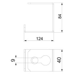 OBO Bettermann Installationsbügel BSKM-BD 1025, für Wandmontage... OBO-7216472 4012195917656 (Abb. 1)