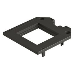 OBO Bettermann Abdeckplatte UT3 P1, 82,5x76x4mm, Polyamid, Schwarz... OBO-7408751 4012196435319 (Abb. 1)
