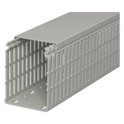 OBO Bettermann Verdrahtungskanal LKV/N 10075, 100x75x2000mm, PVC, Steingrau... OBO-6178439 4012196014156 (Abb. 1)