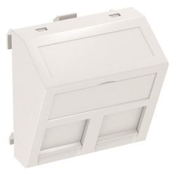 OBO Bettermann Datentechnikträger DTS-2RM RW1, 45x45x26mm, Kunststoff, Weiß... OBO-6119298 4012195888024 (Abb. 1)