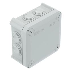 OBO Bettermann Kabelabzweigkasten T 60 quadratisch, 7xM25, Kunststoff, Lichtgrau... OBO-2007061 4012195246787 (Abb. 1)