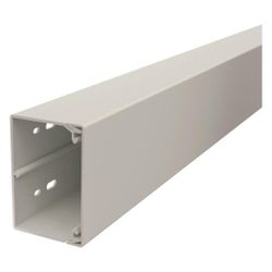 OBO Bettermann Wand- und Deckenkanal WDK60090, 60x90x2000mm, PVC, Lichtgrau... OBO-6027113 4012196668052 (Abb. 1)