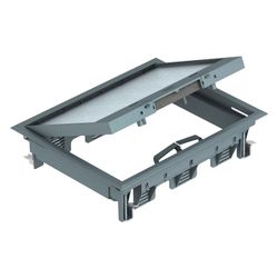 OBO Bettermann Geräteeinsatz GES6-2U10T, 274x221x66mm, Kunststoff, Grau... OBO-7405321 4012195883616 (Abb. 1)