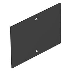OBO Bettermann Abdeckplatte T4B/P02S, 77mm, Polyvinylchlorid, Schwarz... OBO-7408228 4012195114659 (Abb. 1)