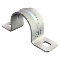 OBO Bettermann Befestigungsschelle 605 20 G, 20mm, Stahl, Galvanisch verzinkt... OBO-1018205 4012195017059 (Abb. 1)