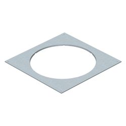 OBO Bettermann Montagedeckel DUG 350-3 R9, 383x383x4mm, Stahl, FS... OBO-7400549 4012195431565 (Abb. 1)