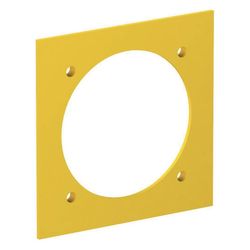 OBO Bettermann Abdeckplatte VH-P3, 95x95mm, Polyamid, Rapsgelb... OBO-6109838 4012195125310 (Abb. 1)