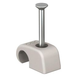OBO Bettermann Haft-Clip 2026 25 LGR SP, 7-12mm, 25mm Nagellänge, Polypropylen, Grau... OBO-2228432 4012195608110 (Abb. 1)