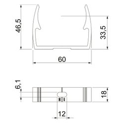 OBO Bettermann Quick-Schelle ALQ M50, Aluminium, -25-90 Grad C... OBO-2149950 4012196409297 (Abb. 1)