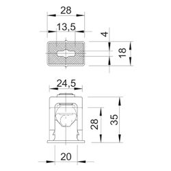 OBO Bettermann Greif-ISO-Schelle 3040 LGR, 6-16mm, Polystyrol, Lichtgrau... OBO-2105012 4012195195436 (Abb. 1)