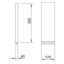 OBO Bettermann Kabel-Brandschutzkissen PYROBAG KBK-3 viereckig, 350x170x40mm, 0,63kg... OBO-7202741 4012196460755 (Abb. 1)