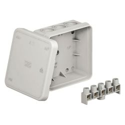 OBO Bettermann Kabelabzweigkasten A 11 5 quadratisch, 85x85x40mm, IP55, 690V, 2,5mm2, Kuns... OBO-2000326 4012195152057 (Abb. 1)