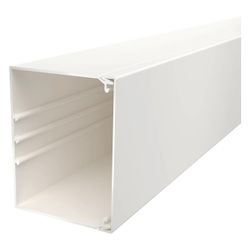 OBO Bettermann Wand- und Deckenkanal WDK 100130, 100x130x2000mm, PVC, Weiß... OBO-6191347 4012195042297 (Abb. 1)