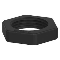 OBO Bettermann Gegenmutter 116 M20, M20, 26mm, Polyamid, schwarz... OBO-2049082 4012195095415 (Abb. 1)
