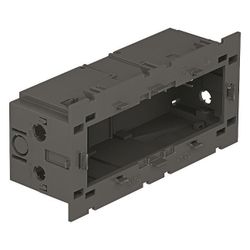 OBO Bettermann Geräteeinbaudose 71GD9-2, 160x76x51mm, Kunststoff, Eisengrau... OBO-6288579 4012195915003 (Abb. 1)