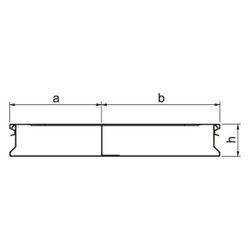 OBO Bettermann Unterflurkanal S2 25038-2, 2000x250x38mm, Stahl, verzinkt... OBO-7400267 4012197351984 (Abb. 1)