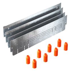 OBO Bettermann Höhenausgleich-Bausatz ASH 350-4 240, quadratisch, 160-240mm... OBO-7410138 4012197364908 (Abb. 1)