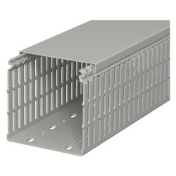 OBO Bettermann Verdrahtungskanal LKV/N 100100, 100x100x2000mm, PVC, Steingrau... OBO-6178441 4012196015184 (Abb. 1)