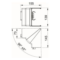 OBO Bettermann Inneneckhaube GK-IH70130RW, 70x130mm, PC/ABS, Reinweiß RAL9010... OBO-6274440 4012195846727 (Abb. 1)